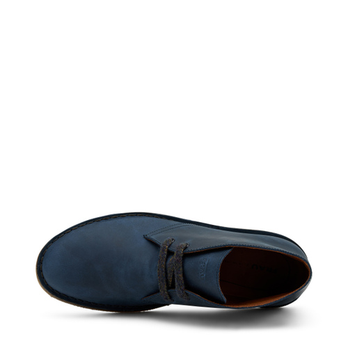 Nubuck desert boots with crepe sole - Frau Shoes | Official Online Shop