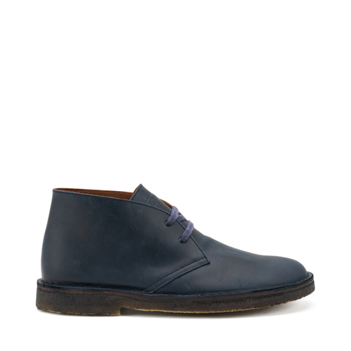 Nubuck desert boots with crepe sole - Frau Shoes | Official Online Shop