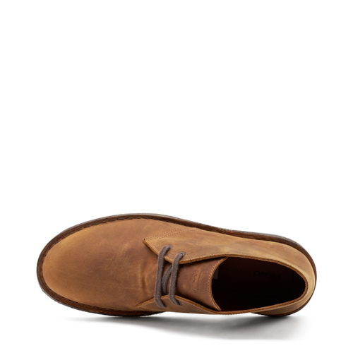 Nubuck desert boots with crepe sole - Frau Shoes | Official Online Shop