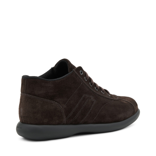 Sporty suede mid-top sneakers - Frau Shoes | Official Online Shop