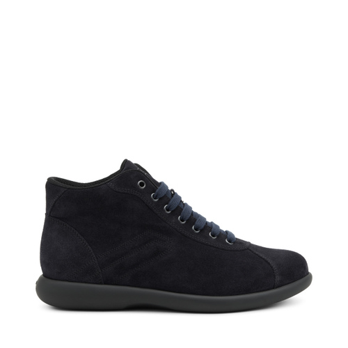 Sporty suede lace-up ankle boots - Frau Shoes | Official Online Shop