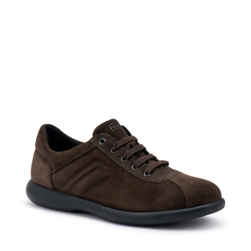 Lässiger Sneaker aus Veloursleder - Frau Shoes | Official Online Shop