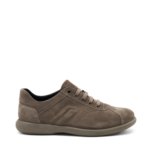 Lässiger Sneaker aus Veloursleder - Frau Shoes | Official Online Shop