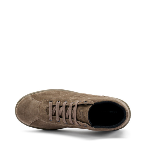 Lässige hohe Sneaker aus Veloursleder - Frau Shoes | Official Online Shop