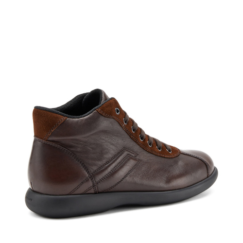 Sporty leather lace-up ankle boots - Frau Shoes | Official Online Shop