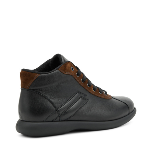 Sporty leather lace-up ankle boots - Frau Shoes | Official Online Shop