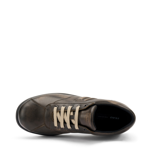 Casual distressed-effect leather sneakers - Frau Shoes | Official Online Shop
