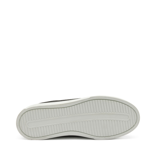 Sneaker aus Leder mit gestanztem Logo - Frau Shoes | Official Online Shop