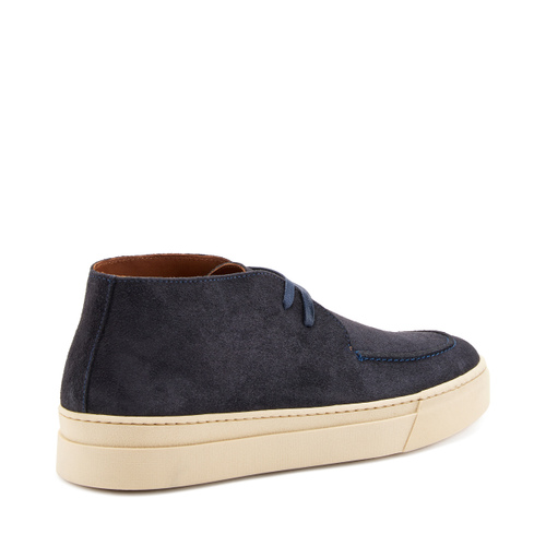 Suede desert boots with apron toe - Frau Shoes | Official Online Shop