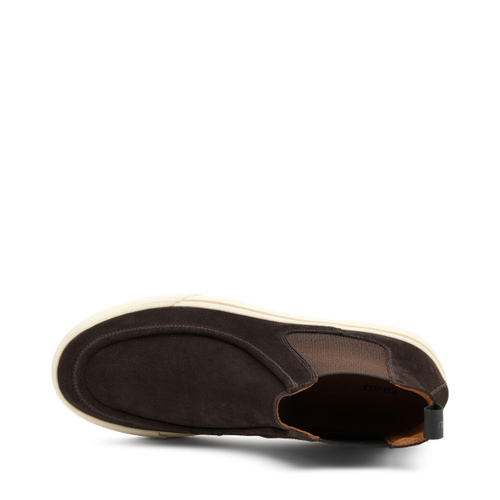 Suede Chelsea boots with apron toe - Frau Shoes | Official Online Shop