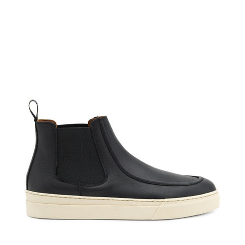 Leather Chelsea boots with apron toe - Frau Shoes | Official Online Shop