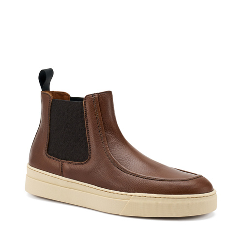 Leather Chelsea boots with apron toe - Frau Shoes | Official Online Shop