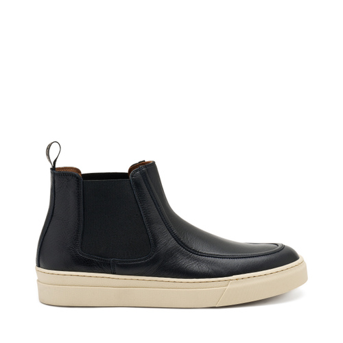 Leather Chelsea boots with apron toe - Frau Shoes | Official Online Shop