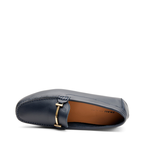 Leather driving shoes with clasp detail - Frau Shoes | Official Online Shop