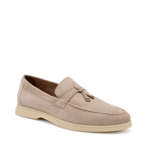 Suede slip-ons with tassels - Frau Shoes | Official Online Shop