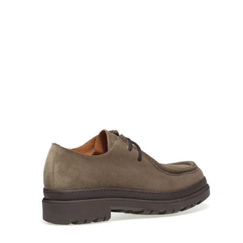 Suede paraboots with double sole - Frau Shoes | Official Online Shop