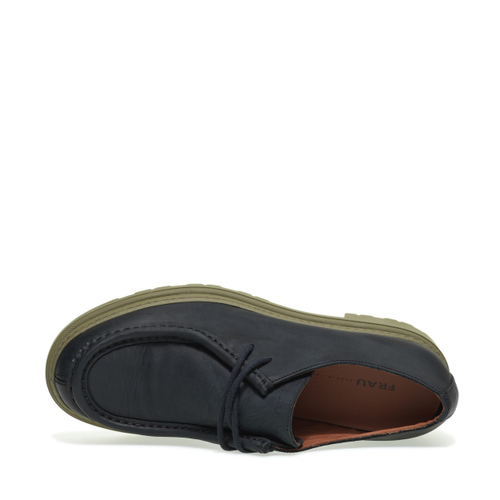 Vintage-effect nubuck paraboots - Frau Shoes | Official Online Shop
