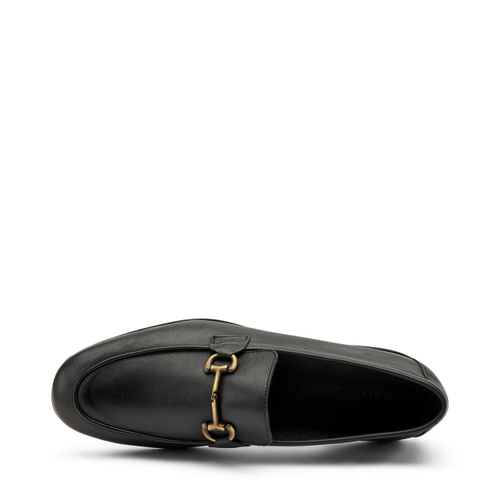 Mokassin aus Leder mit Spange - Frau Shoes | Official Online Shop
