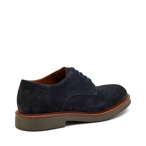 Suede lace-ups with contrasting sole - Frau Shoes | Official Online Shop