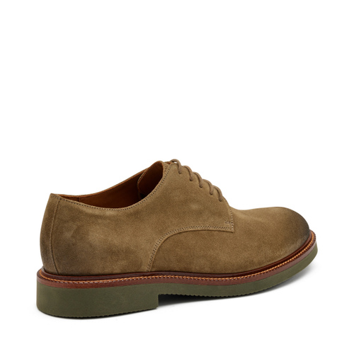 Suede lace-ups with contrasting sole - Frau Shoes | Official Online Shop