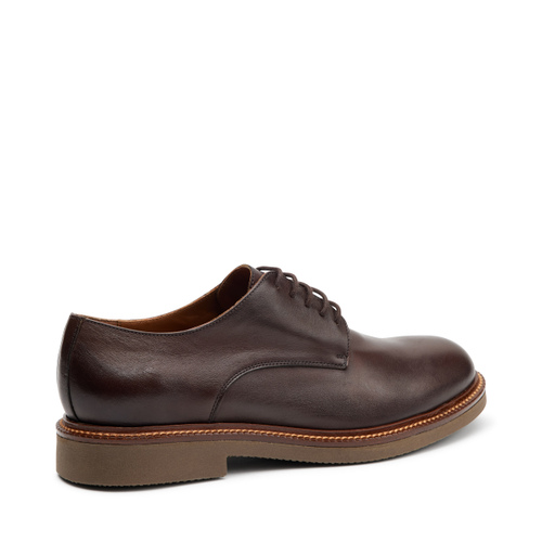 Leather lace-ups with contrasting sole - Frau Shoes | Official Online Shop