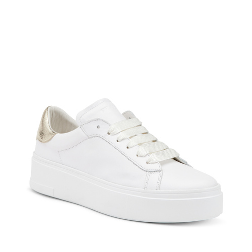 Casual leather sneakers with foiled insert - Frau Shoes | Official Online Shop