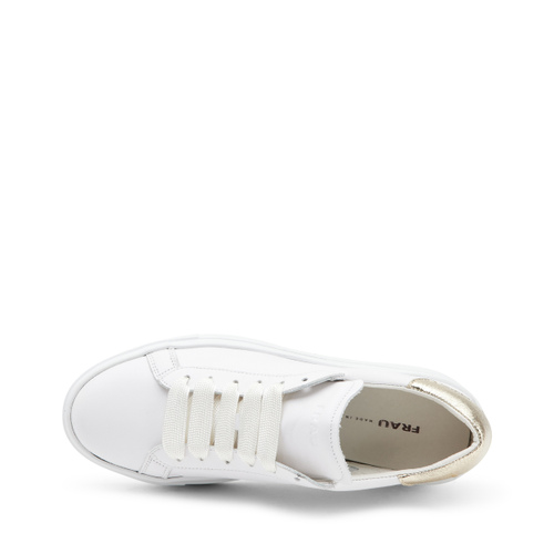 Sneaker casual in pelle con inserto laminato - Frau Shoes | Official Online Shop