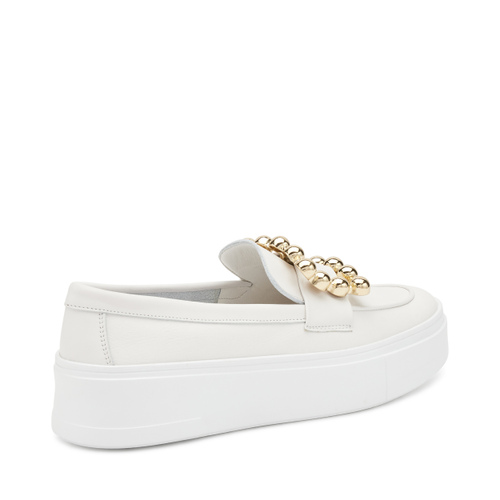 Slip-on in pelle con accessorio a semisfere - Frau Shoes | Official Online Shop