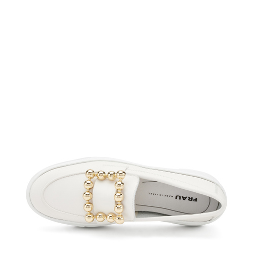 Slip-on in pelle con accessorio a semisfere - Frau Shoes | Official Online Shop