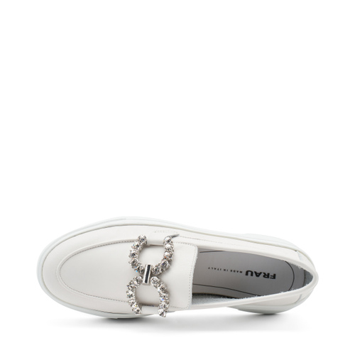 Slip-ons with bejewelled clasp - Frau Shoes | Official Online Shop