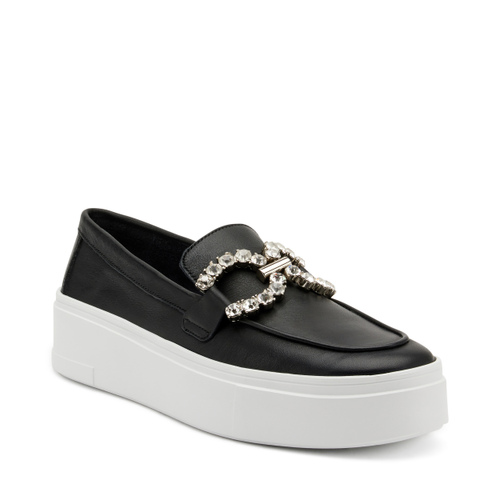 Slip-ons with bejewelled clasp - Frau Shoes | Official Online Shop