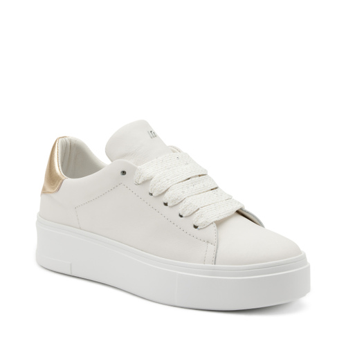 Leather sneakers with bright laces - Frau Shoes | Official Online Shop