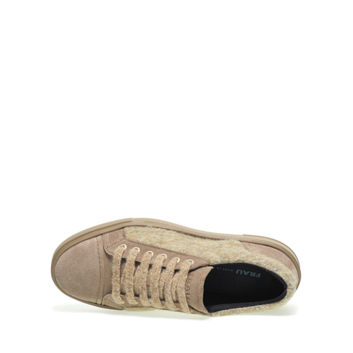 Sneakers con inserti in lana cotta - Frau Shoes | Official Online Shop