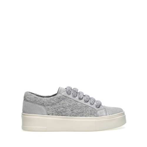 Sneakers with boiled wool inserts - Frau Shoes | Official Online Shop