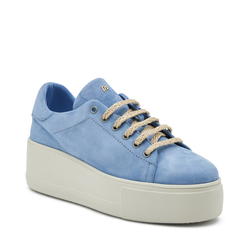 Plateau-Sneaker aus Veloursleder - Frau Shoes | Official Online Shop