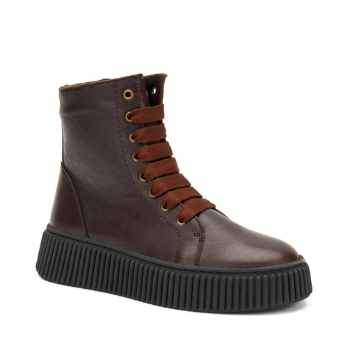 Anfibi in pelle con suola scanalata - Frau Shoes | Official Online Shop