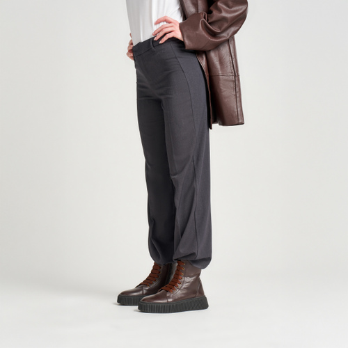 Anfibi in pelle con suola scanalata - Frau Shoes | Official Online Shop