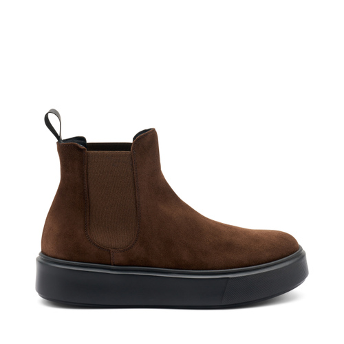 Beatles casual in pelle scamosciata Col. Marrone Frau