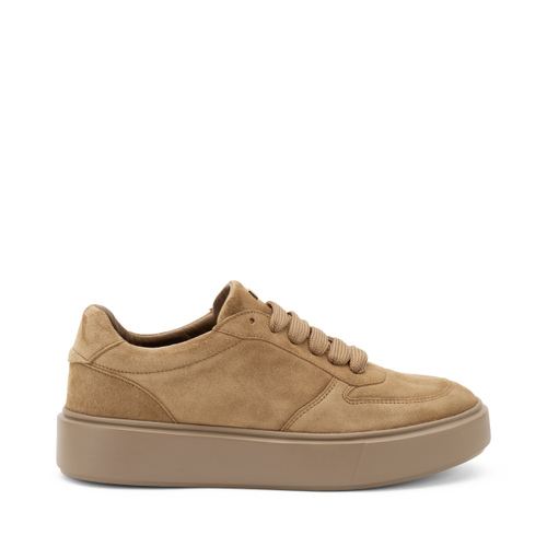 Plateau-Sneaker aus Veloursleder - Frau Shoes | Official Online Shop