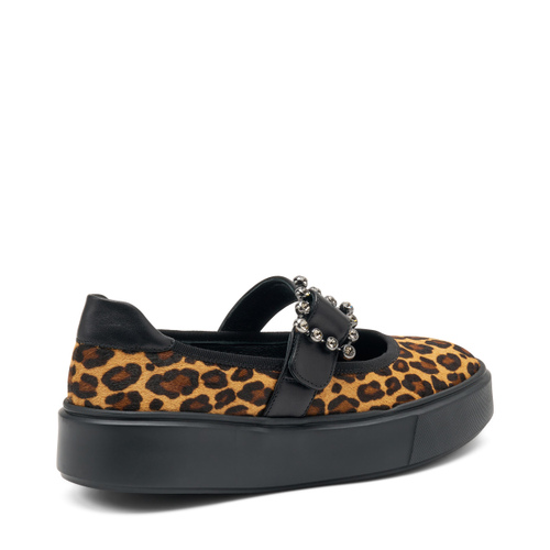 Sporty animal-print ballet flats - Frau Shoes | Official Online Shop