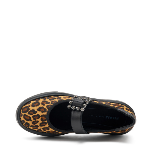 Sporty animal-print ballet flats - Frau Shoes | Official Online Shop