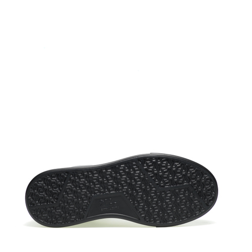 Anfibio in pelle con laccio effetto lana - Frau Shoes | Official Online Shop