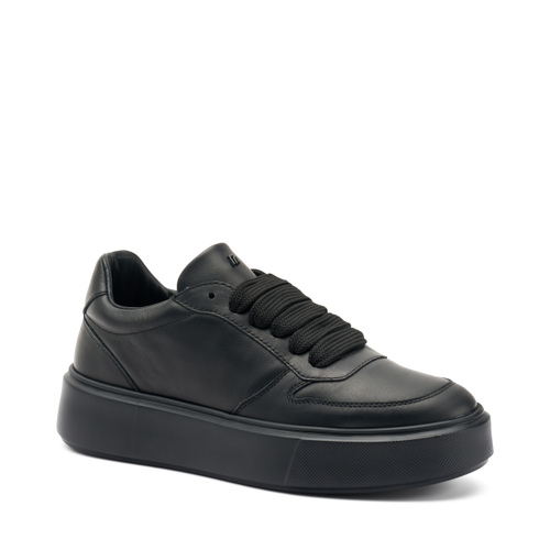 Leather flatform shoes cheap