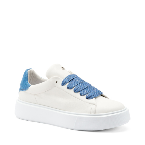 Sneaker mit Einsatz aus Denim - Frau Shoes | Official Online Shop