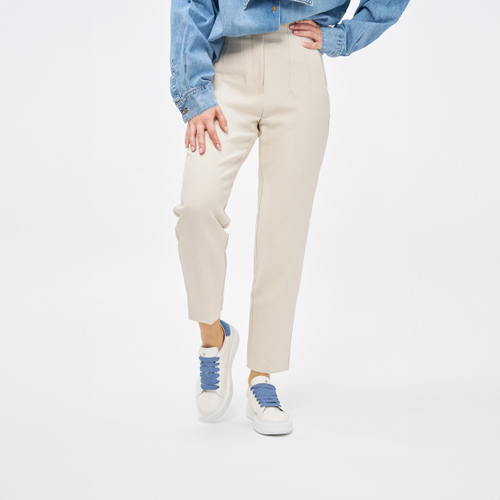 Sneaker mit Einsatz aus Denim - Frau Shoes | Official Online Shop