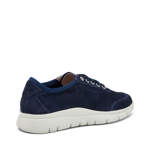 Sporty perforated suede sneakers - Frau Shoes | Official Online Shop