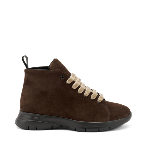 Brown velvet booties shop