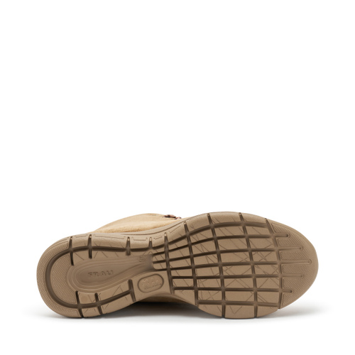 Desert Boots aus Veloursleder mit Schnürsenkel aus Samt - Frau Shoes | Official Online Shop