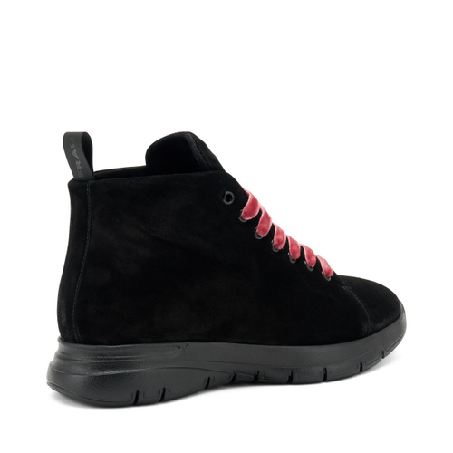 Suede ankle boots with velvet laces - Frau Shoes | Official Online Shop