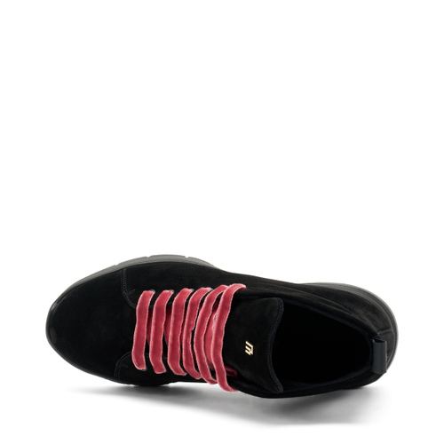 Suede ankle boots with velvet laces - Frau Shoes | Official Online Shop